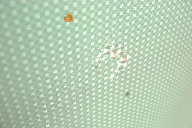 刺繍入り小紋