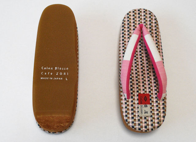 カレンブロッソ　カフェ草履　Ｌサイズ