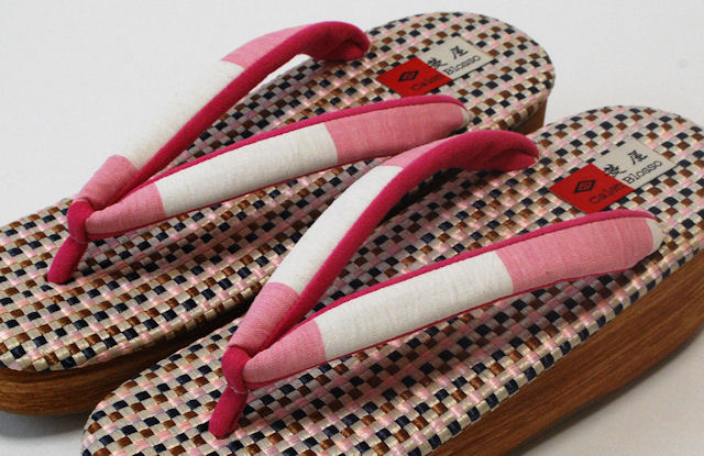 カレンブロッソ　カフェ草履　Ｌサイズ