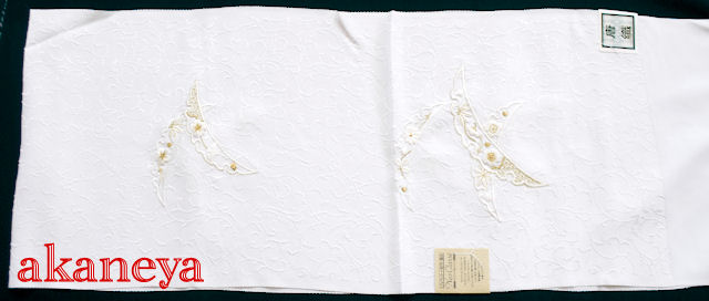 帯揚げ　留袖　唐織　UVカット　防汚　撥水