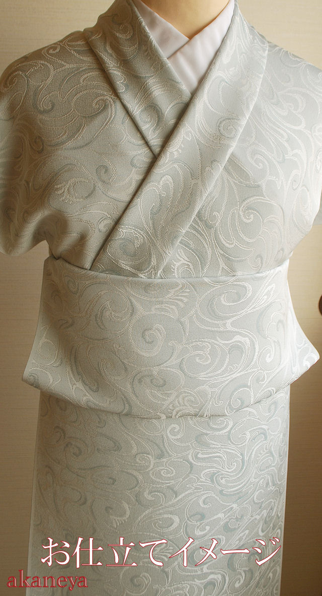 新作小紋、日本の絹