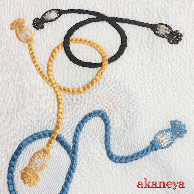 縮緬　刺繍　オリンピック