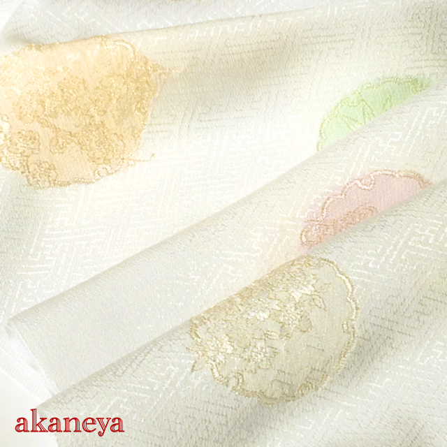 帯揚げ　正絹　礼装用　薄色　水色