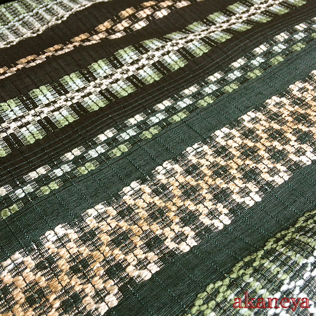 名古屋帯　九寸帯　白たか織