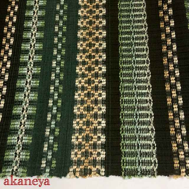 名古屋帯　九寸帯　白たか織