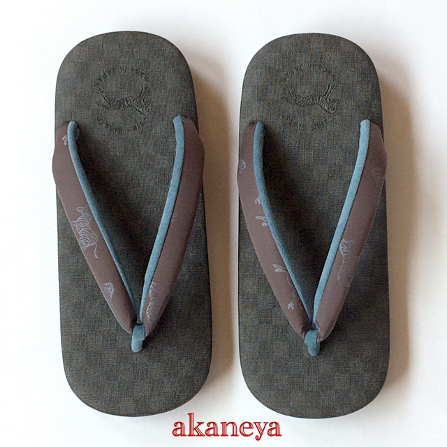 カレンブロッソ　カフェ草履　メンズ