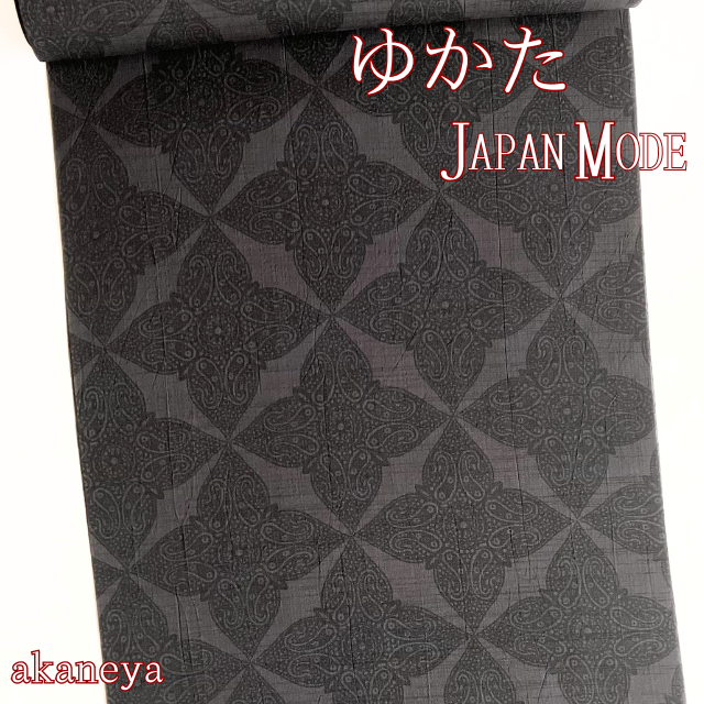 浴衣　反物　ポリエステル100％　セオ・アルファ　JAPAN MODE