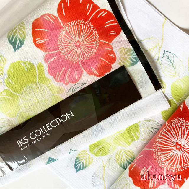 浴衣　反物　綿麻　IKS COLLECTION　綿麻しじら　花