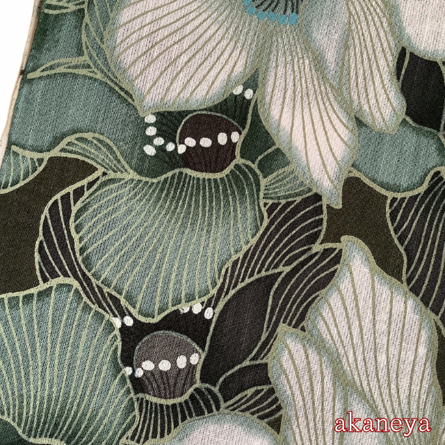 浴衣　ゆかた　反物　綿麻　知多木綿