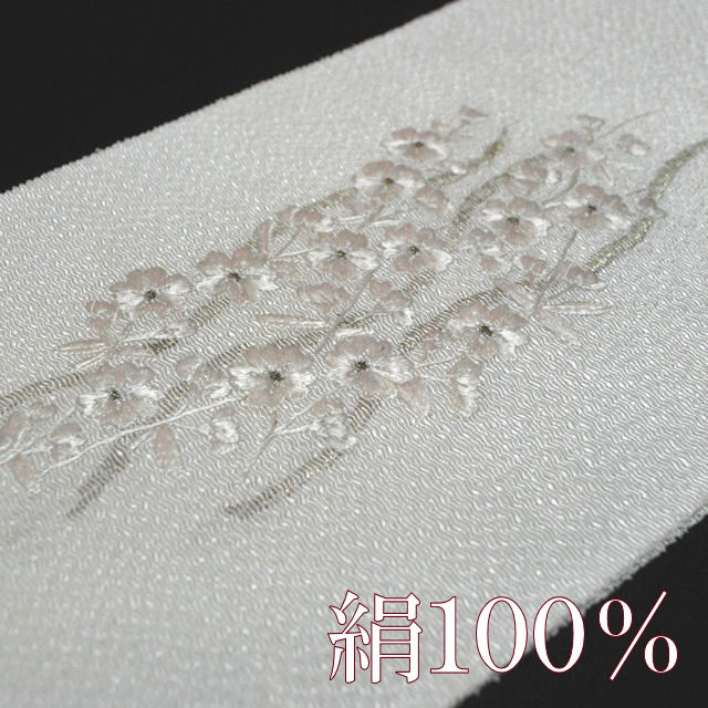 手刺繍　半襟　正絹　新品・未使用 新品☆正絹】刺繍半衿 - メルカリ