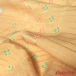 夏の帯揚げ　暖色系　黄色オレンジ系