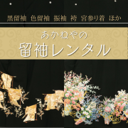 留袖　黒留袖　色留袖　振袖　訪問着　宮参り　袴　貸衣装　レンタル　販売　相談承り中