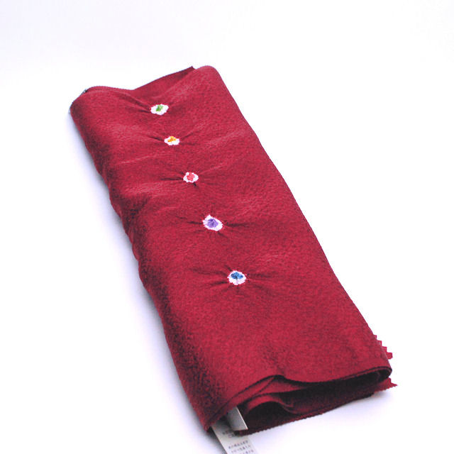 帯揚げ　とび絞り　小紋紬おしゃれ着用